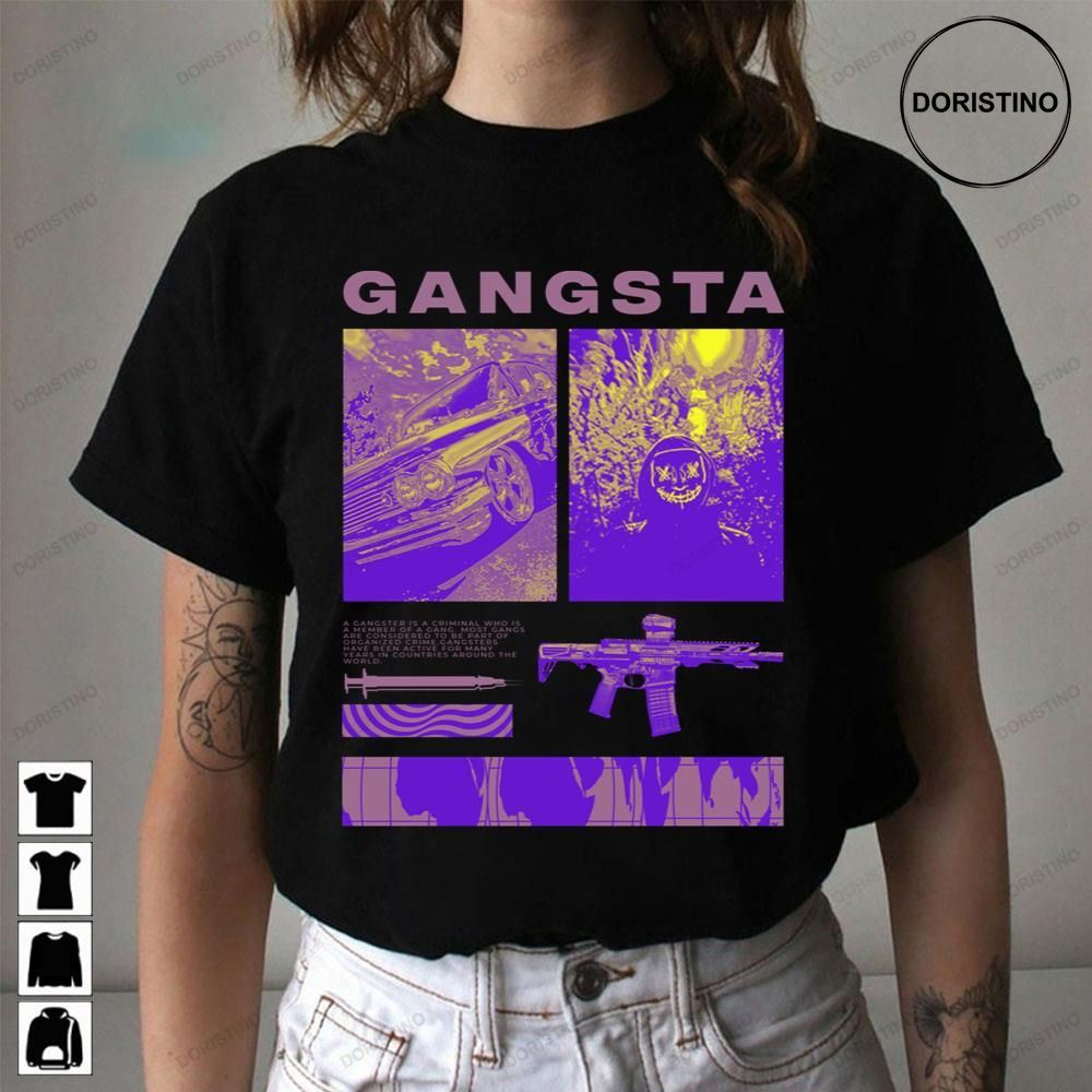 Gangsta Rap Acidic Racing Trippy Psychedelic Digital Art Awesome Shirts